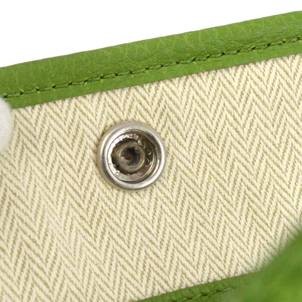 HERMES 2009 Green Negonda Garden Party PM Tote Bag 172406 - Picture 9 of 10